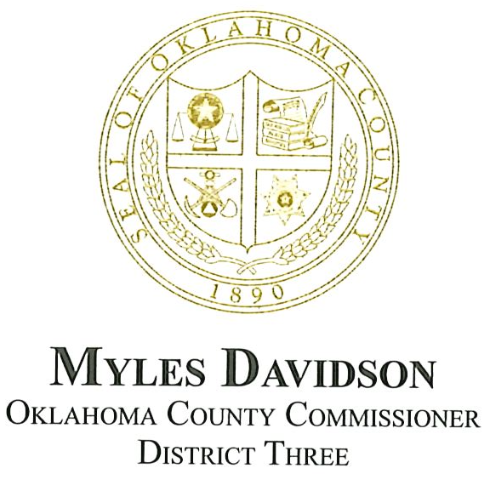 MYLES DAVIDSON OKLAHOMA COUNTY COMMISSIONER DISTRICT THREE